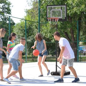 Portable Basketball Hoop System Stand with Backboard