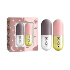 EELHOE Day And Night Lip Moisturizing Capsules, Hydrate, Increase Lip Elasticity, Plump Lips, And Lip-enhancing Liquid