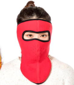 Autumn and winter dust masks breathable warm and cold (Option: Red2)