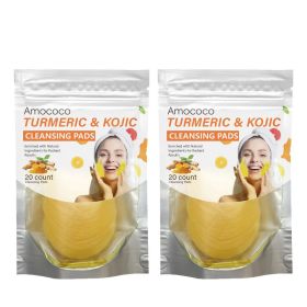 Only Supports Self Pickup With Waybill Amococo Turmeric & Kojic Cleansing Pads Brightened Skin Enriched With Turmeric Root Kojic Acid For Gentle (Option: 40count)