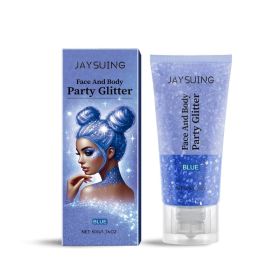 JAYSUING Blue Glitter Gel, 50 g (Option: 50 g)