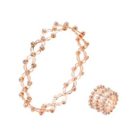 Rose Gold Telescopic Ring (Option: Default)