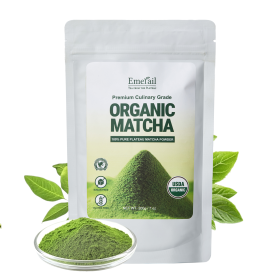 Only Self Pickup--Emerail Premium Culinary Grade Organic Matcha Green Tea Powder,Premium Unsweetened,100 Pure Matcha Powder,Smoothies,and Baking (Option: 1 piece)