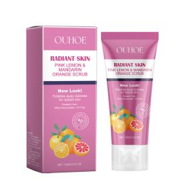OUHOE Brightening Face Scrub, Gently Cleansing Exfoliating Dead Skin Brightening Soft Cleansing Scrub (Option: 100g-134g-5.04*2.17*2.17inch)