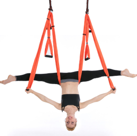 Anti Gravity Yoga Hammock (Option: Orange)