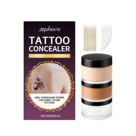 zephoco Soft-Finish Tattoo Concealer Kit, 1 Set (Option: 1 set)