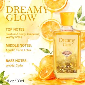 12 Scents,9.98 Oz. Unisex Shower Gel,body Wash. Large Size, Gently Cleanses And Moisturizes, Enriched With Aloe Vera And Vitamin E. Floral, Fruit (Option: Dreamy GLow)