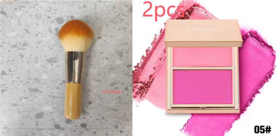 PHOFAY Double-Take Cream & Powder Blush Duo (Option: 1PCS-Set6)
