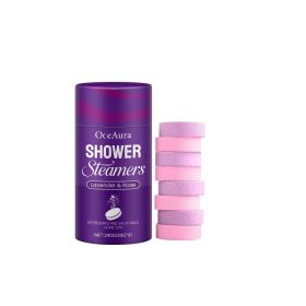 OCEAURA Rose and Lavender Shower Aroma Tablets, 8 x 30 g Tablets (Option: 8 x 30 g Tablets)