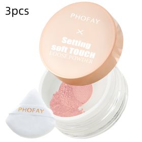 PHOFAY Setting Soft Touch Loose Powder (Option: 3PCS-02)