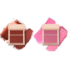 PHOFAY Double-Take Cream & Powder Blush Duo (Option: 1PCS-Set7)