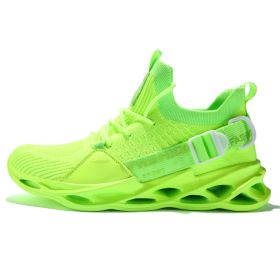 Women and Men Sneakers Breathable Running Shoes Outdoor Sport Fashion Comfortable Casual Couples Gym Mens Shoes Zapatos De Mujer (Color: G133 Green, Shoe Size: 41)