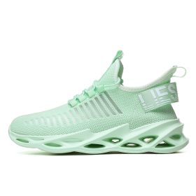 Women and Men Sneakers Breathable Running Shoes Outdoor Sport Fashion Comfortable Casual Couples Gym Mens Shoes Zapatos De Mujer (Color: G116 Green, Shoe Size: 40)