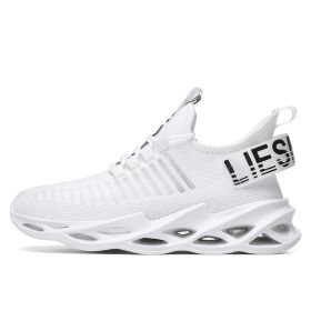 Women and Men Sneakers Breathable Running Shoes Outdoor Sport Fashion Comfortable Casual Couples Gym Mens Shoes Zapatos De Mujer (Color: G116 White, Shoe Size: 40)