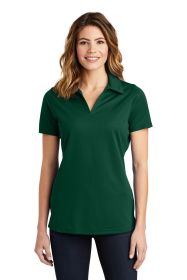 Sport-Tek Ladies PosiCharge Active Textured Polo LST690 (Color: Forest Green, size: XXL)