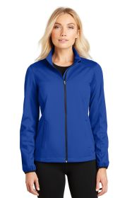 Port Authority Ladies Active Soft Shell Jacket L717 (Color: True Royal, size: XL)
