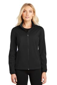 Port Authority Ladies Active Soft Shell Jacket L717 (Color: Deep Black, size: XXL)