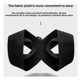 Fitness Heavy Shoulder Straps, Adjustable Fitness Posture Corrector Training Straps, Back Straightener Posture Corrector For Men Weight Training, (Option: M)