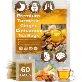 Natural Yellow Turmeric Meat Tea Bag (Option: 60 Packs)